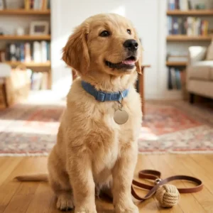 Dog Name Generator realistic dog artwork with cute pet naming atmosphere