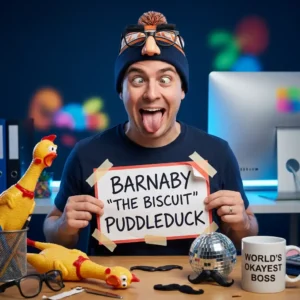 Goofy Name Generator funny artwork with realistic silly comedy atmosphere