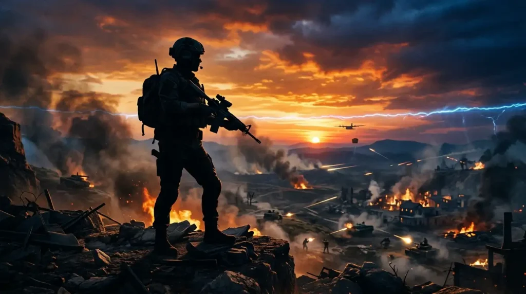 PUBG names shown over a battle royale gaming scene