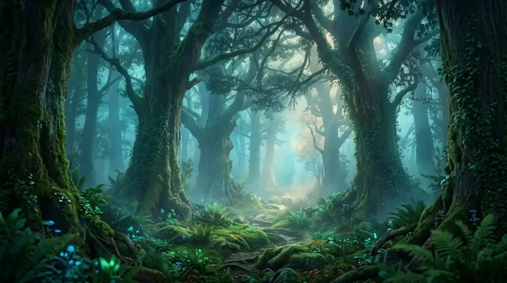Forest setting that inspires wood elf names