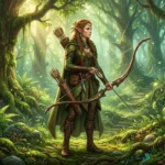 Wood elf names inspired by a forest elf archer